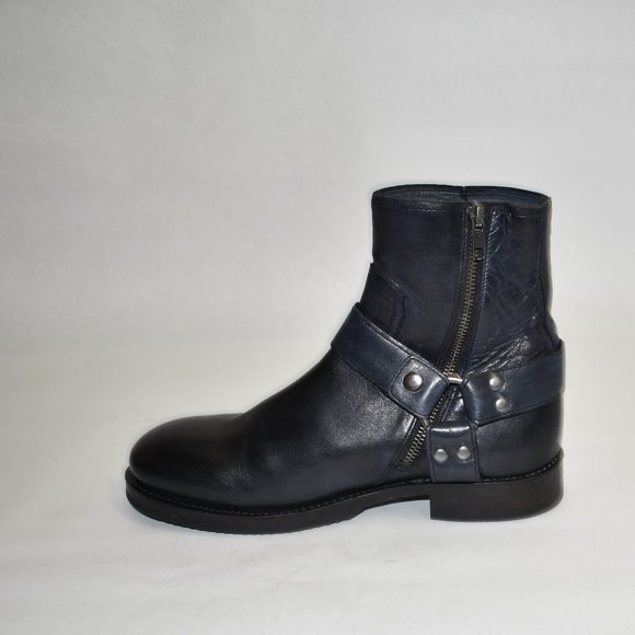 Frye Nelson Leather Harness Boot Black Size 7.5 main image 5
